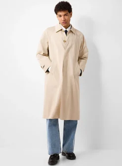 Essential long trench coat