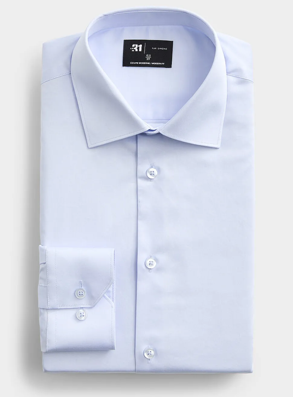 Essential satiny cotton shirt