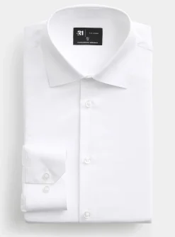 Essential satiny cotton shirt