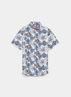 Exotic botanical shirt
