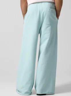 Extra-wide-leg fleece pant
