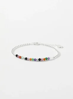 Faceted-bead bracelet