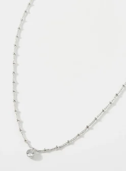 Faceted stone chain