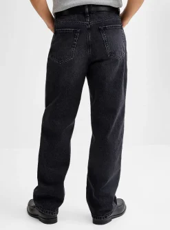 Faded black jean