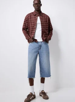 Faded denim 478 capris