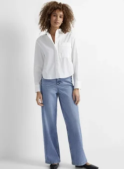Faded medium indigo jean