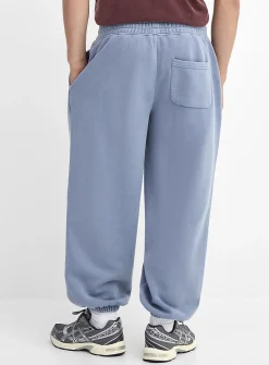Faded peachskin fleece joggers