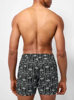 Fan palm swim short