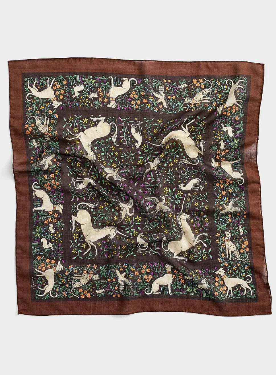 Fantasy creature tie-on scarf
