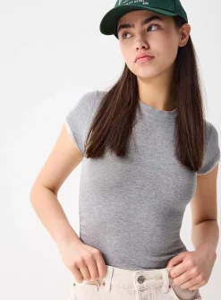 Faux-layered T-shirt