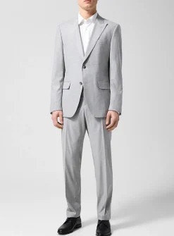 Faux-plain grey suit