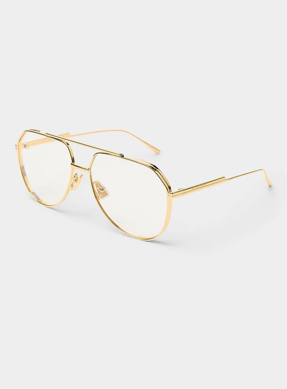 Fine frame aviator sunglasses
