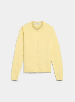 Fine-knit solid essential cardigan