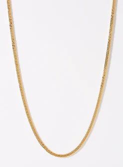 Fine minimalist golden chain