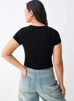 Fitted organic cotton T-shirt