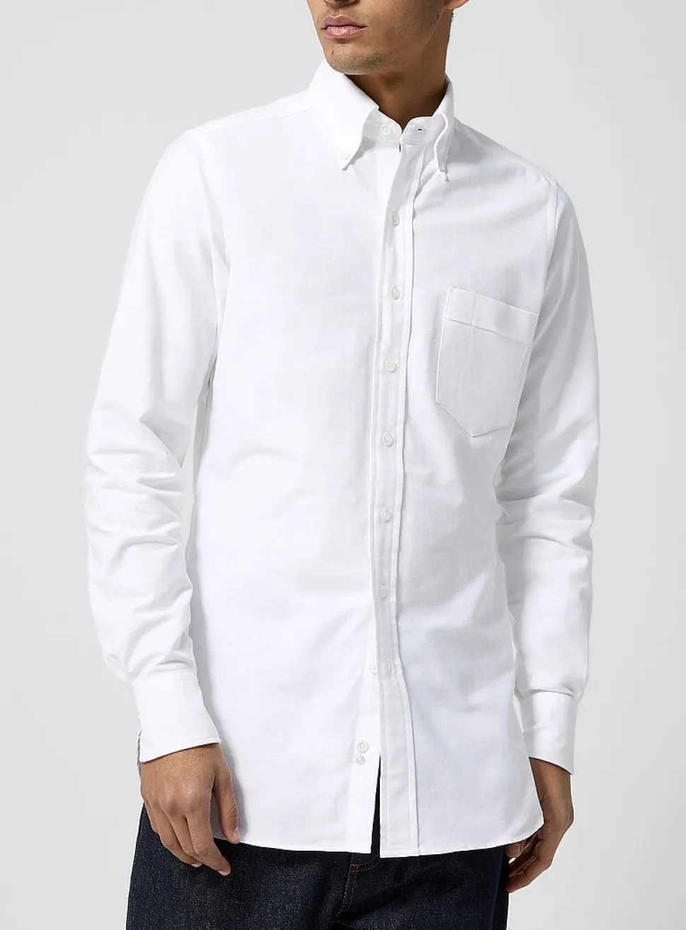 Fitted Oxford shirt