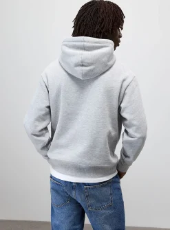 Fleece-lined raglan hoodie