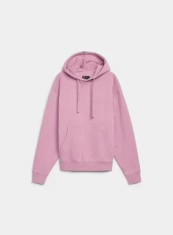 Fleece-lined raglan hoodie