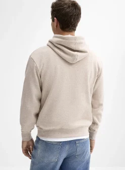 Fleece-lined raglan hoodie