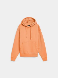 Fleece-lined raglan hoodie