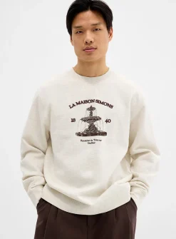 1840 fleece-lined sweatshirt