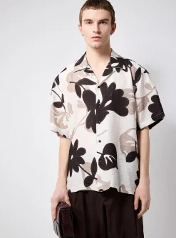 Floral camp shirt