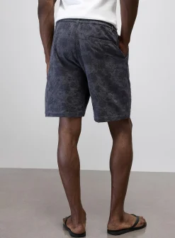 Floral jacquard short