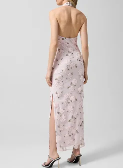 Floral mesh minidress