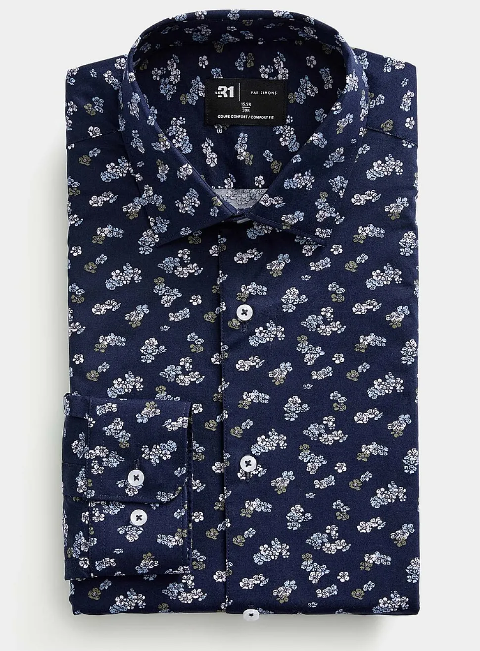 Floral-print shirt