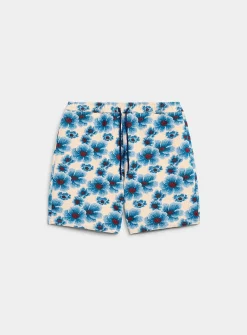 Floral tapestry jacquard short