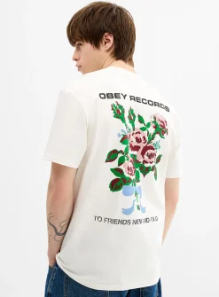 Flower bouquet graphic T-shirt