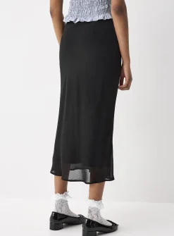 Flowy chiffon maxi skirt