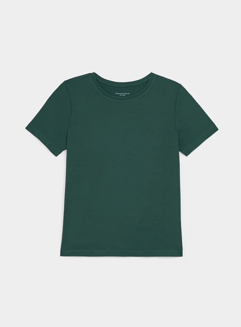 Flowy crew-neck T-shirt