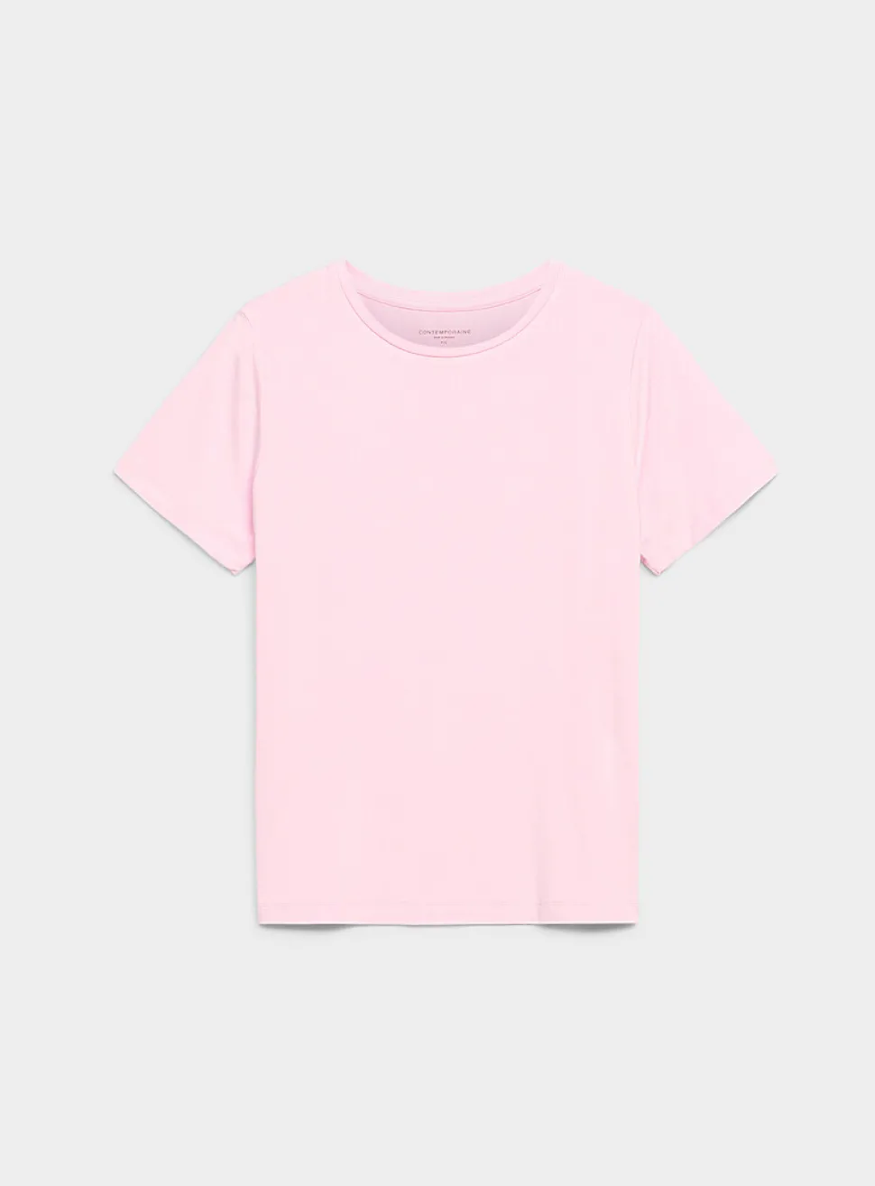 Flowy crew-neck T-shirt