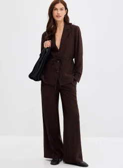 Flowy hammered pant