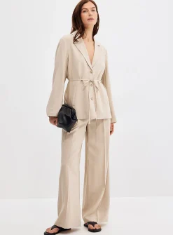 Flowy hammered pant