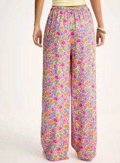 Flowy hibiscus pant