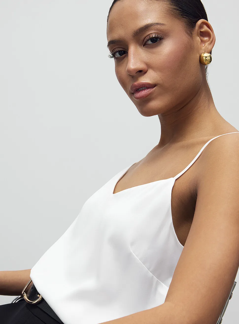 Flowy satiny cami