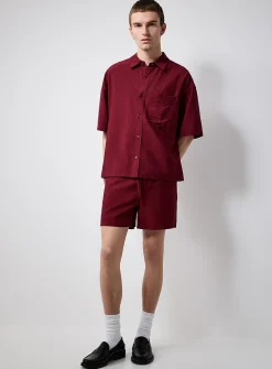 Fluid crinkled shirt