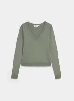 Fluid V-neck sweater