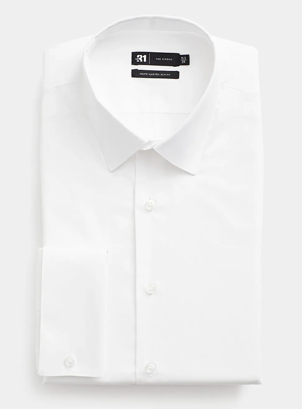 French-cuff stretch shirt