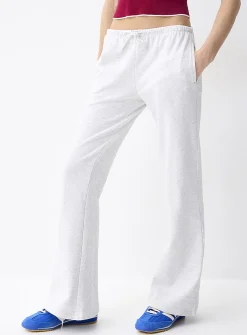 French terry flared pant