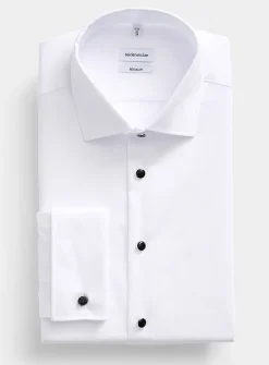 Frogged button tuxedo shirt