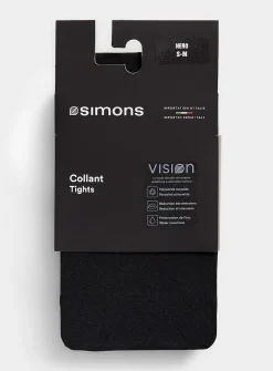 Geo pointelle knit tights