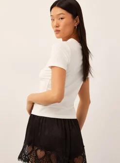 Gigi printed fitted T-shirt