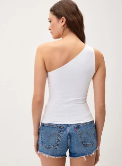 Golden jewel off-the-shoulder cami