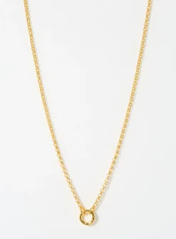 Golden round-link chain