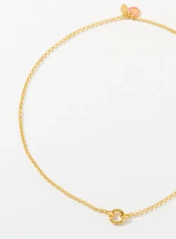 Golden round-link chain