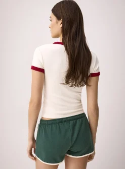 Graphic ringer T-shirt