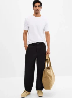 Graphic seam chinos